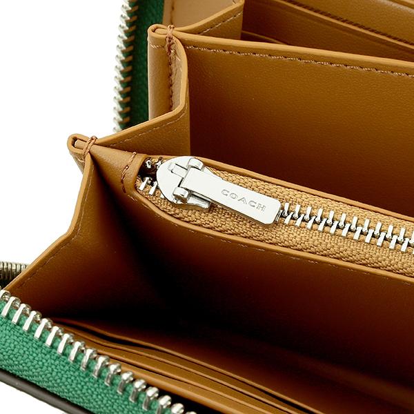 麗*華様 [新品未使用]COACH 財布 C5889 カラー：グリーン COACH（コーチ） アウトレット COACH OUTLET 長財布 レディース