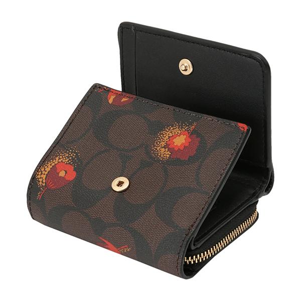 COACH（コーチ） 並行輸入 3つ折り財布 シグネチャーウィズポップ