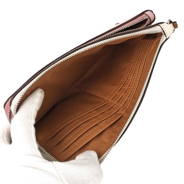 COACH（コーチ） 並行輸入 長財布 ぺブルドレザー C7368 SVVCQ