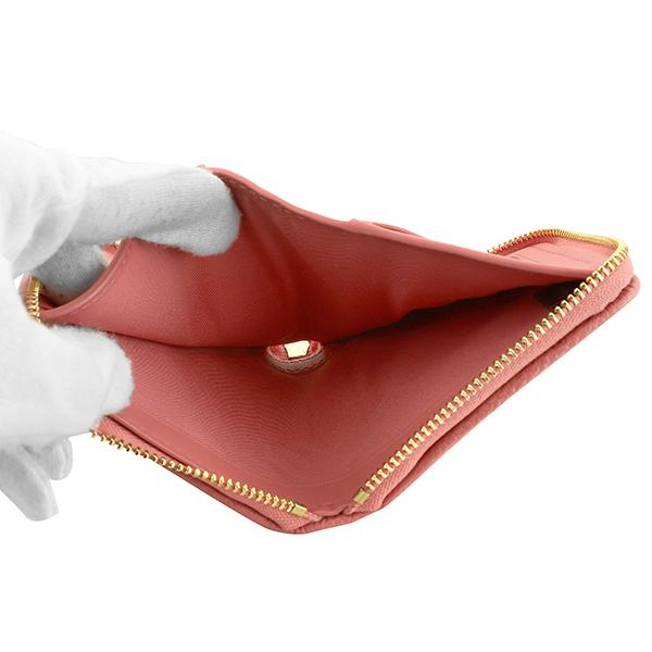 新品級　COACH シグネチャー　ジャガード　三つ折り財布　レッド コーチ COACH 三つ折り財布 7331 レディース 財布 ミニ財布