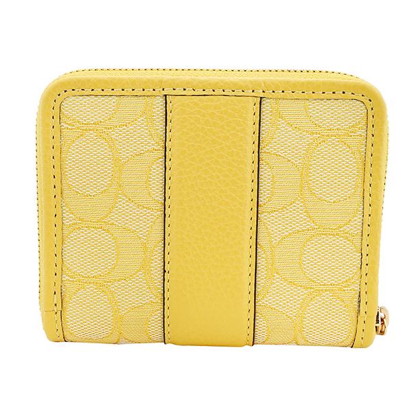 COACH（コーチ） 並行輸入 2つ折り財布 シグネチャー ジャカード C8323