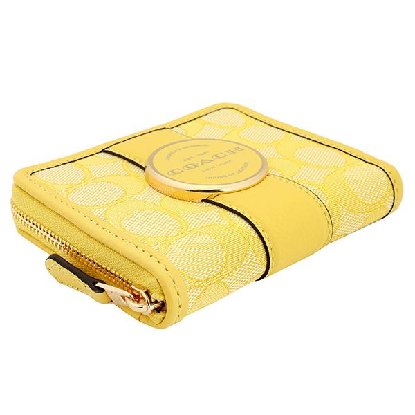 COACH（コーチ） 並行輸入 2つ折り財布 シグネチャー ジャカード C8323