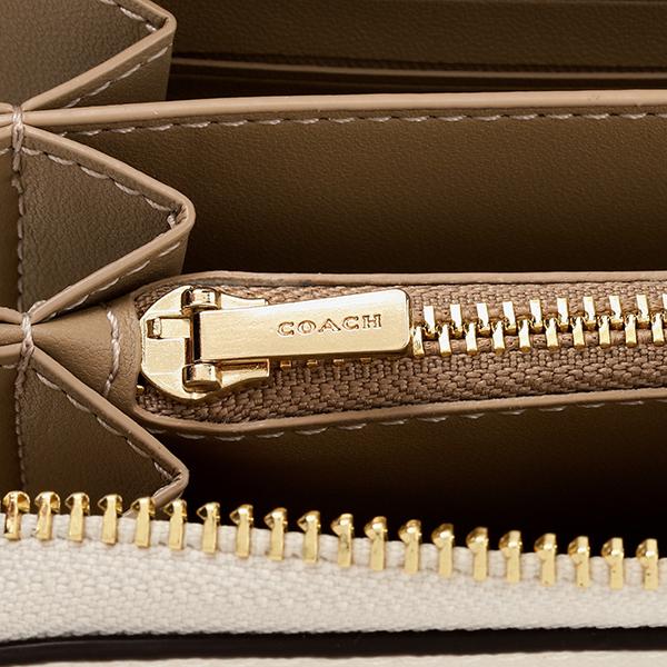 COACH コーチ 長財布(ラウンドファスナー) スワン プリント COACH コーチ 長財布(ラウンドファスナー) スワン プリント