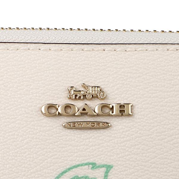 COACH コーチ 長財布(ラウンドファスナー) スワン プリント COACH コーチ 長財布(ラウンドファスナー) スワン プリント