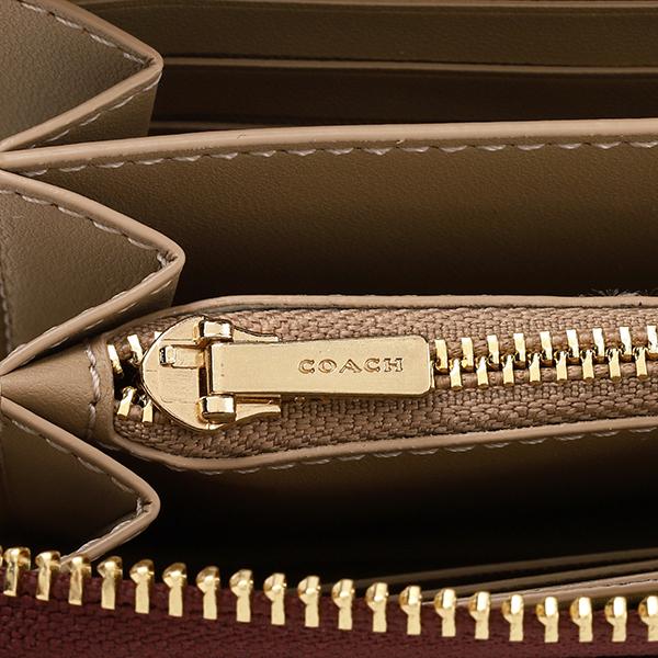 COACH コーチ 長財布(ラウンドファスナー) シグネチャー