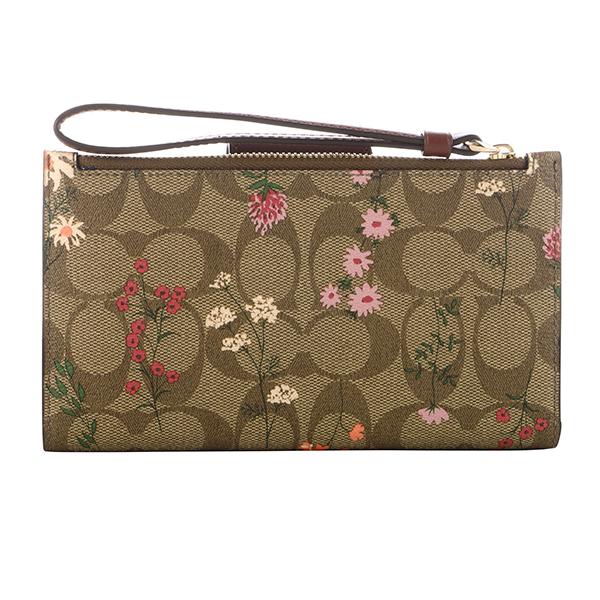 【新品・未使用】コーチCOACH ワイルド フラワー プリント 折りたたみ財布 COACH（コーチ） 並行輸入 2つ折り財布 シグネチャー ワイルドフラワー