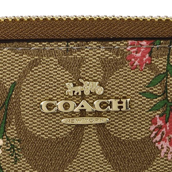 『最大5000円クーポン対象』コーチ 長財布(ラウンドファスナー) COACH シグネチャー ワイルドフラワープリント C8736 IME7V｜brstring｜08