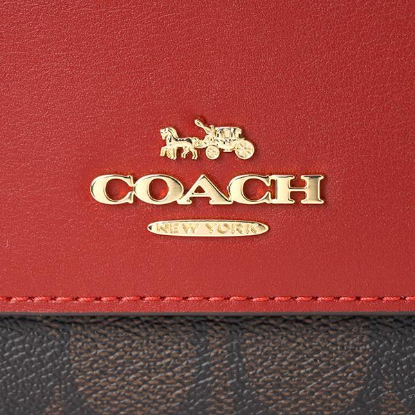 COACH レッド 三つ折り財布 コーチ COACH 三つ折り財布 （レッド） -waja bazar - 海外