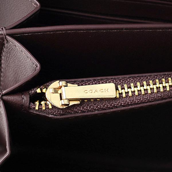 COACH コーチ 長財布(ラウンドファスナー) シグネチャー