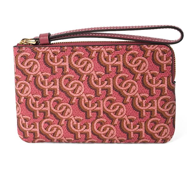 並行輸入 コーチ ポーチ COACH シグネチャー モノグラム CF548 IMROUレディース レッド 赤 | COACH