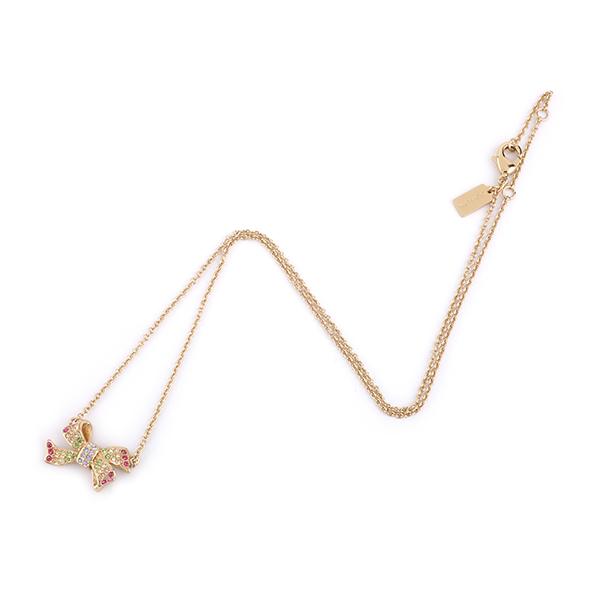 並行輸入 コーチ ネックレス COACH パヴェ ボウ CG079 GDMCレディース ゴールド 金 | COACH | 04