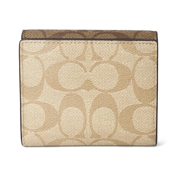 コーチ 2つ折り財布 ベージュ ブラウン COACH CH387 IMU4V 財布、帽子