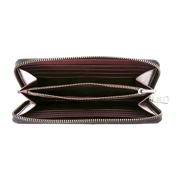 並行輸入 コーチ アウトレット 長財布(ラウンドファスナー) アコーディオン ウォレット F12130 BLK ブラック 黒/バーガンディ系 爆買 | COACH | 03