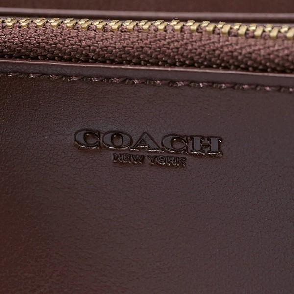 並行輸入 コーチ アウトレット 長財布(ラウンドファスナー) アコーディオン ウォレット F12130 BLK ブラック 黒/バーガンディ系 爆買 | COACH | 06