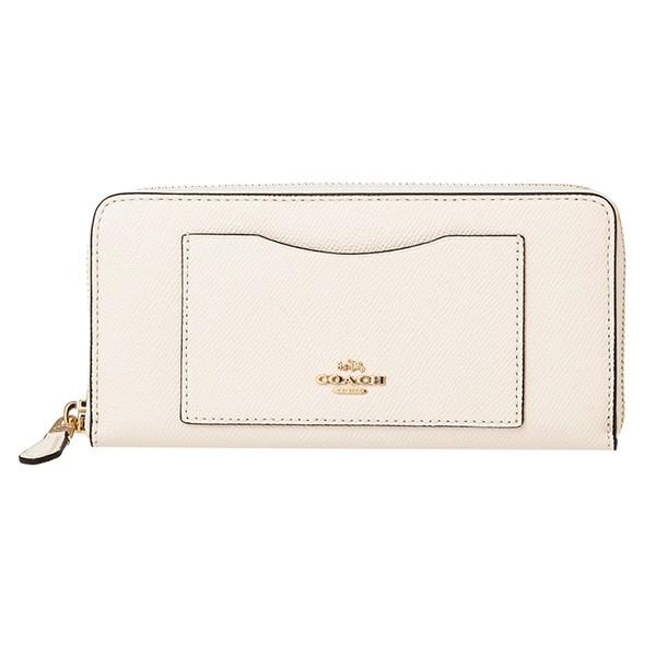 並行輸入 コーチ 長財布(ラウンドファスナー) オフホワイト COACH F54007 IMCHK 爆買 | COACH