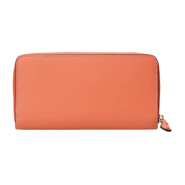 並行輸入 コーチ アウトレット 長財布(ラウンドファスナー) アコーディオン ジップ F54007 IMORO コーラルオレンジ/ゴールド 爆買 | COACH | 01