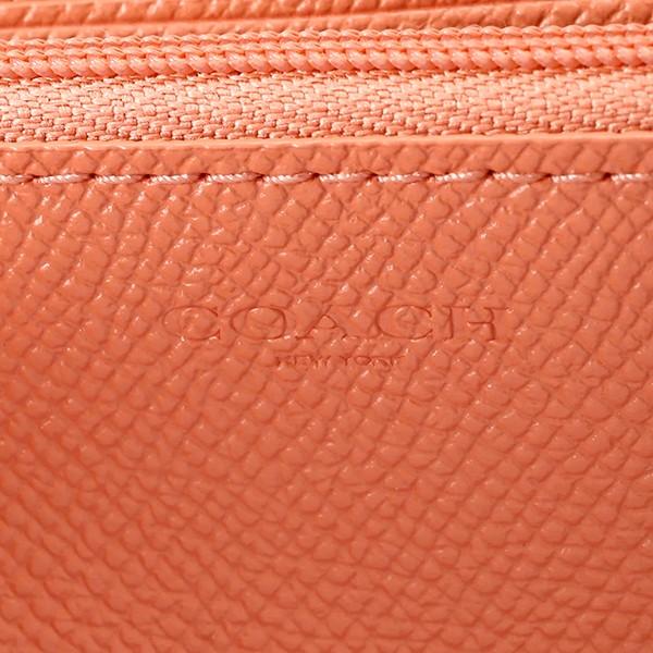 並行輸入 コーチ アウトレット 長財布(ラウンドファスナー) アコーディオン ジップ F54007 IMORO コーラルオレンジ/ゴールド 爆買 | COACH | 06