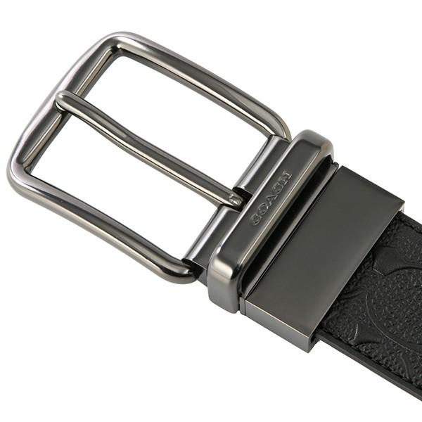 並行輸入 コーチ ベルト COACH シグネチャー レザー F55157 BLKメンズ ブラック 黒 | COACH | 02