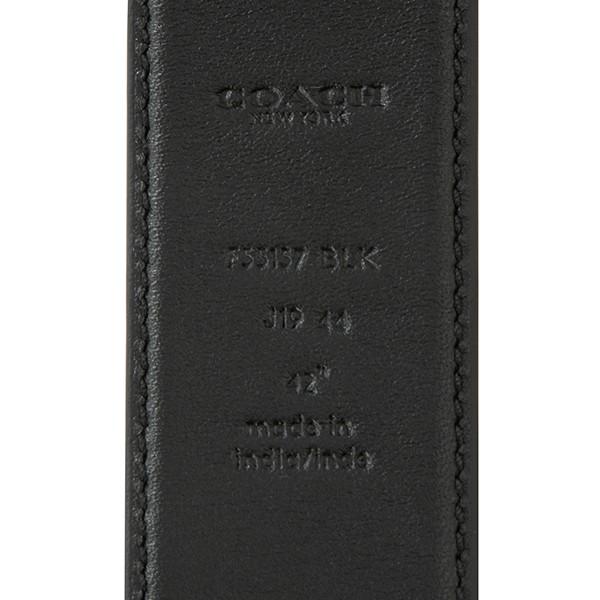 並行輸入 コーチ ベルト COACH シグネチャー レザー F55157 BLKメンズ ブラック 黒 | COACH | 05