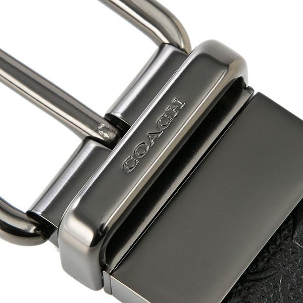 並行輸入 コーチ ベルト COACH シグネチャー レザー F55157 BLKメンズ ブラック 黒 | COACH | 07