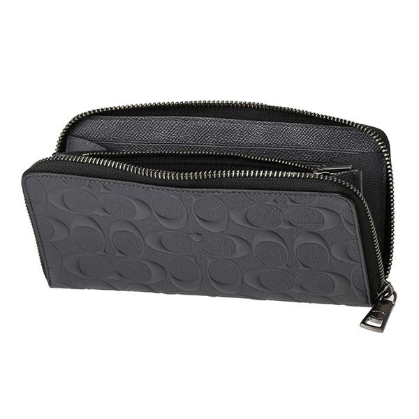 並行輸入 コーチ アウトレット 長財布(ラウンドファスナー) アコーディオン ジップ F58113 BHP ダークネイビー 爆買 | COACH | 03