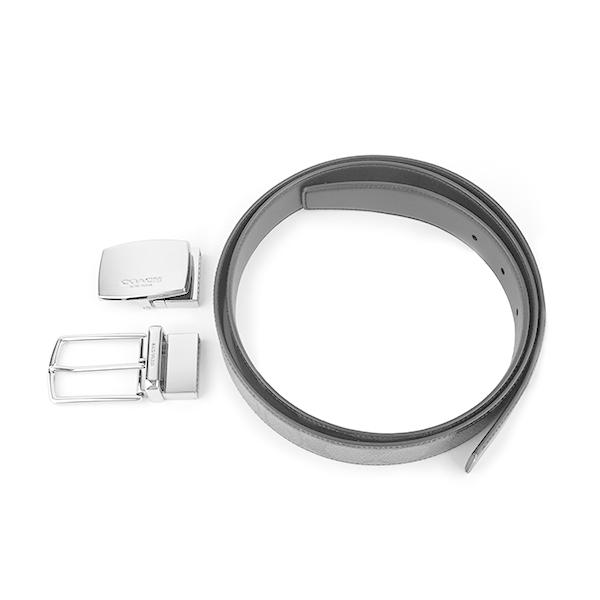 COACH コーチ ベルト シグネチャー F65242 CQ/BK : ブランド