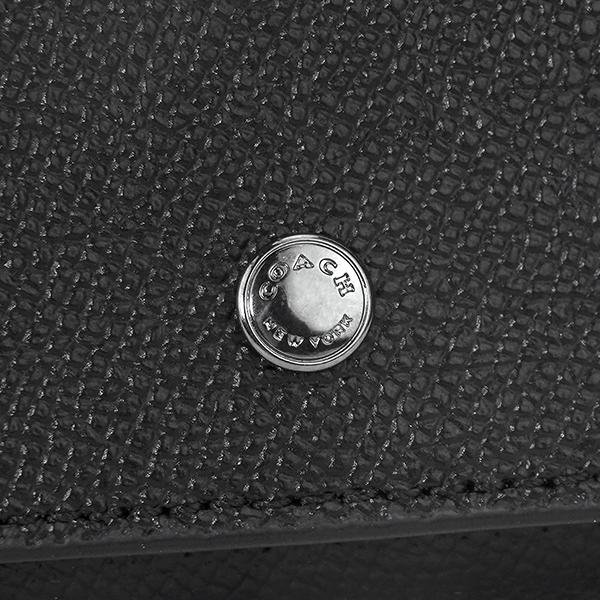 並行輸入 コーチ キーケース COACH 5リング F73992 QBBKメンズ ブラック 黒 | COACH | 06