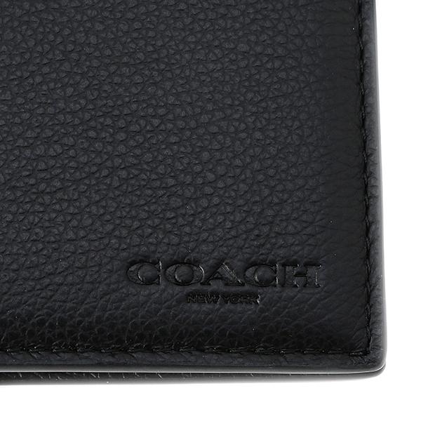 並行輸入 コーチ 2つ折り財布 COACH カーフレザー F74991 BLKメンズ ブラック 黒 | COACH | 05