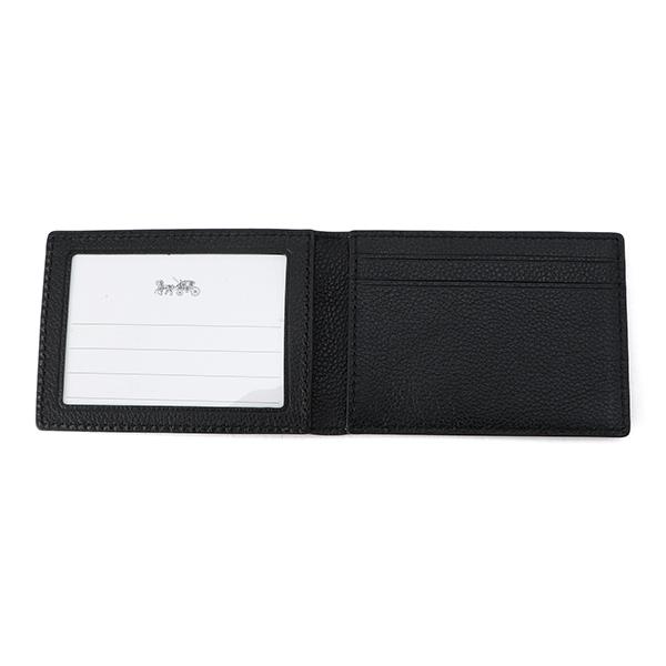 並行輸入 コーチ 2つ折り財布 COACH カーフレザー F74991 BLKメンズ ブラック 黒 | COACH | 07