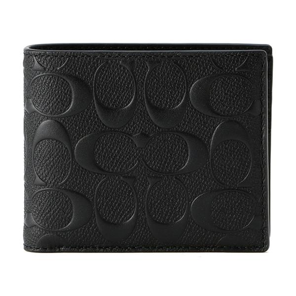 並行輸入 コーチ 2つ折り財布 ブラック 黒 COACH F75371 BLK 爆買 | COACH