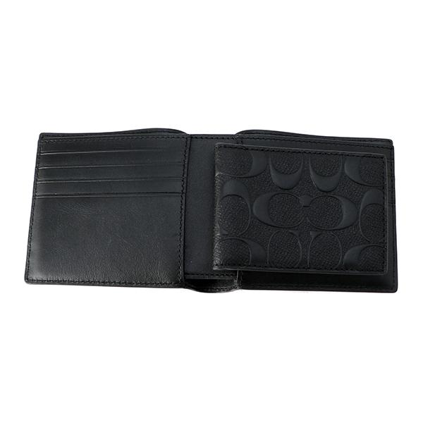 並行輸入 コーチ 2つ折り財布 ブラック 黒 COACH F75371 BLK 爆買 | COACH | 07