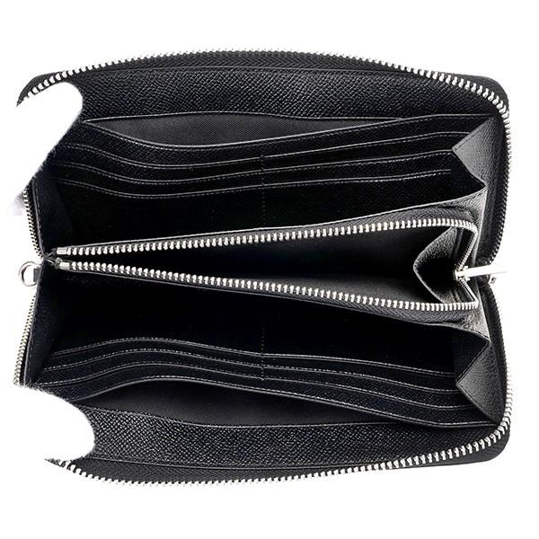 COACH ブラック レザー 長財布 COACH コーチ 長財布(ラウンドファスナー) ブラック 黒 F76517