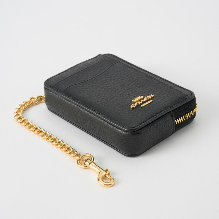 並行輸入 コーチ カードケース ぺブルドレザー 6303 IMBLK | COACH | 02