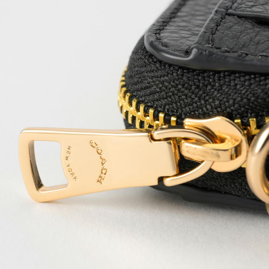 並行輸入 コーチ カードケース ぺブルドレザー 6303 IMBLK | COACH | 06