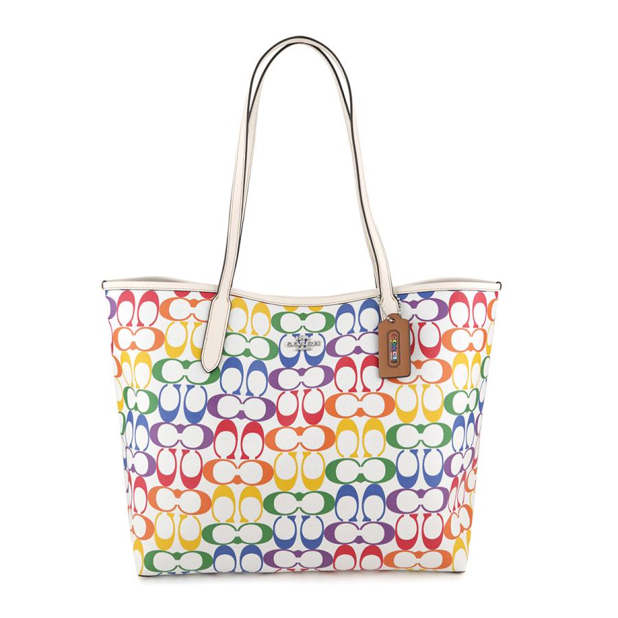 COACH コーチ トートバッグ レインボー シグネチャー C4181 COACH コーチ トートバッグ レインボー シグネチャー C4181