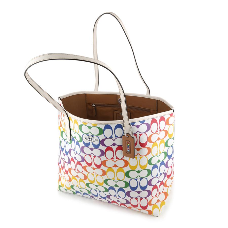 COACH 並行輸入 コーチ トートバッグ レインボー シグネチャー