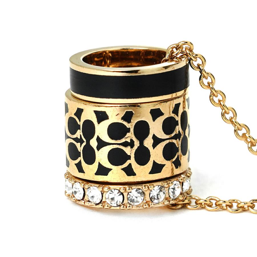 COACH(コーチ)レディース女性用ネックレスC9446-GDBK 新品正規品 Amazon | [コーチ] ネックレス C9446 SignatureCEnamelNecklace
