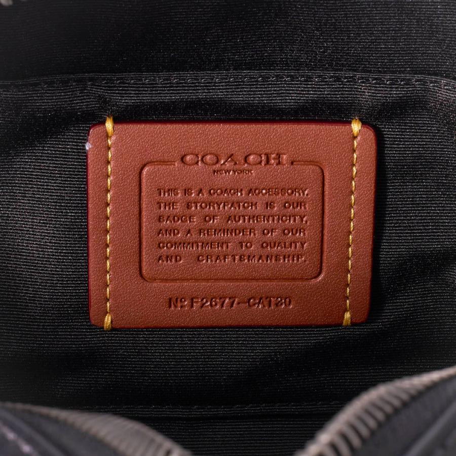 並行輸入 コーチ ポーチ スムースカーフレザー CAT30 QBBK | COACH | 09