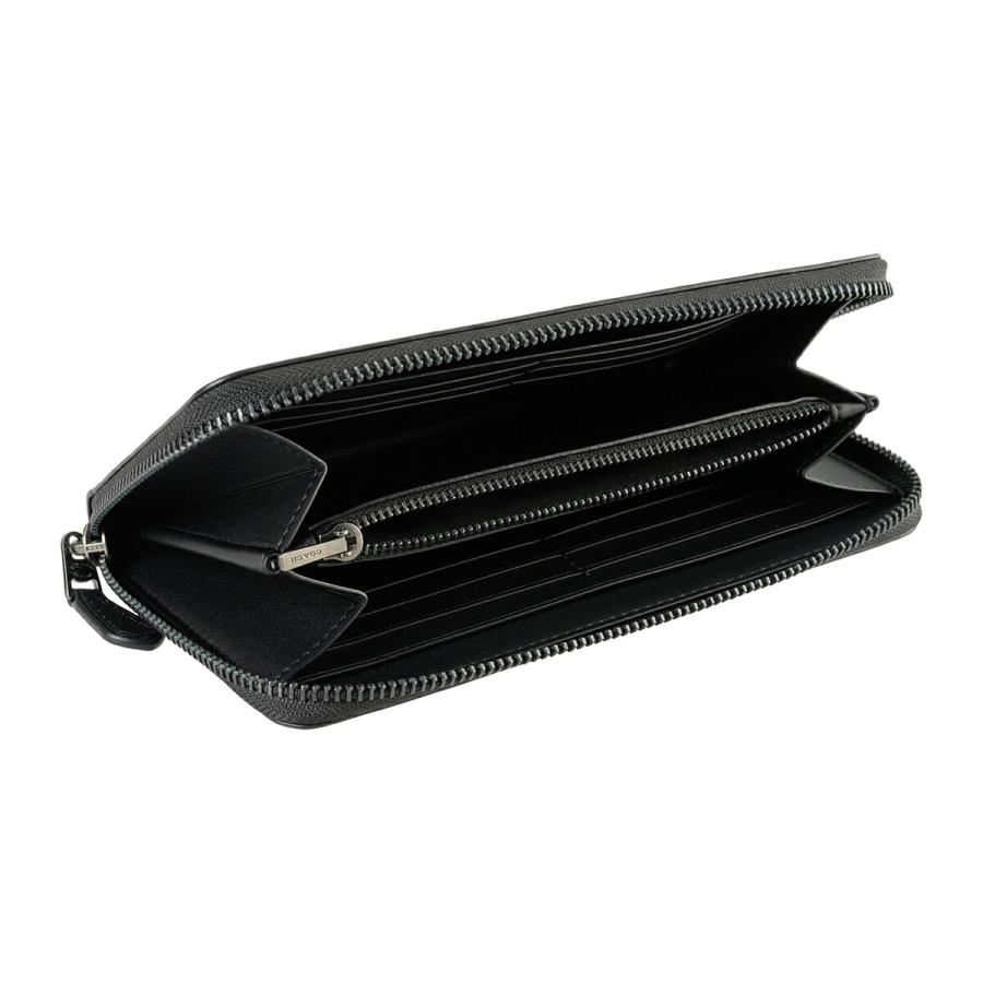 並行輸入 コーチ 長財布(ラウンドファスナー) COACH シグネチャー CE551 QBBKユニセックス ブラック 黒 | COACH | 03