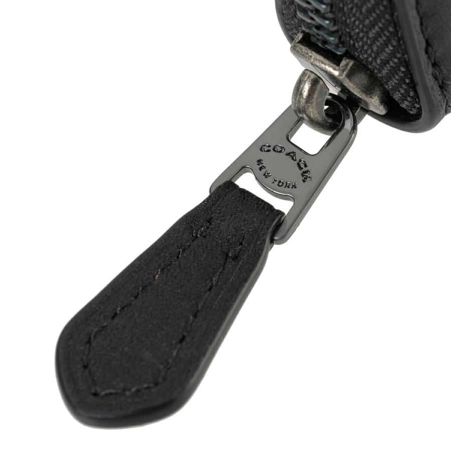 並行輸入 コーチ 長財布(ラウンドファスナー) COACH シグネチャー CE551 QBBKユニセックス ブラック 黒 | COACH | 06