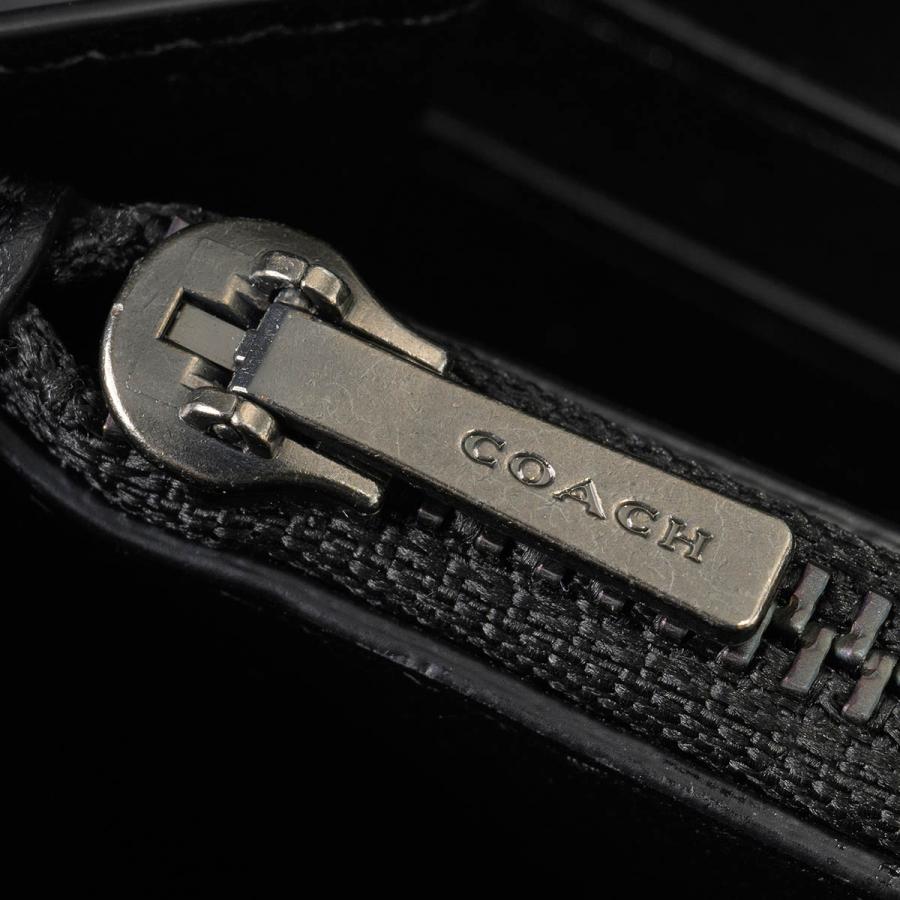 並行輸入 コーチ 長財布(ラウンドファスナー) COACH シグネチャー CE551 QBBKユニセックス ブラック 黒 | COACH | 08