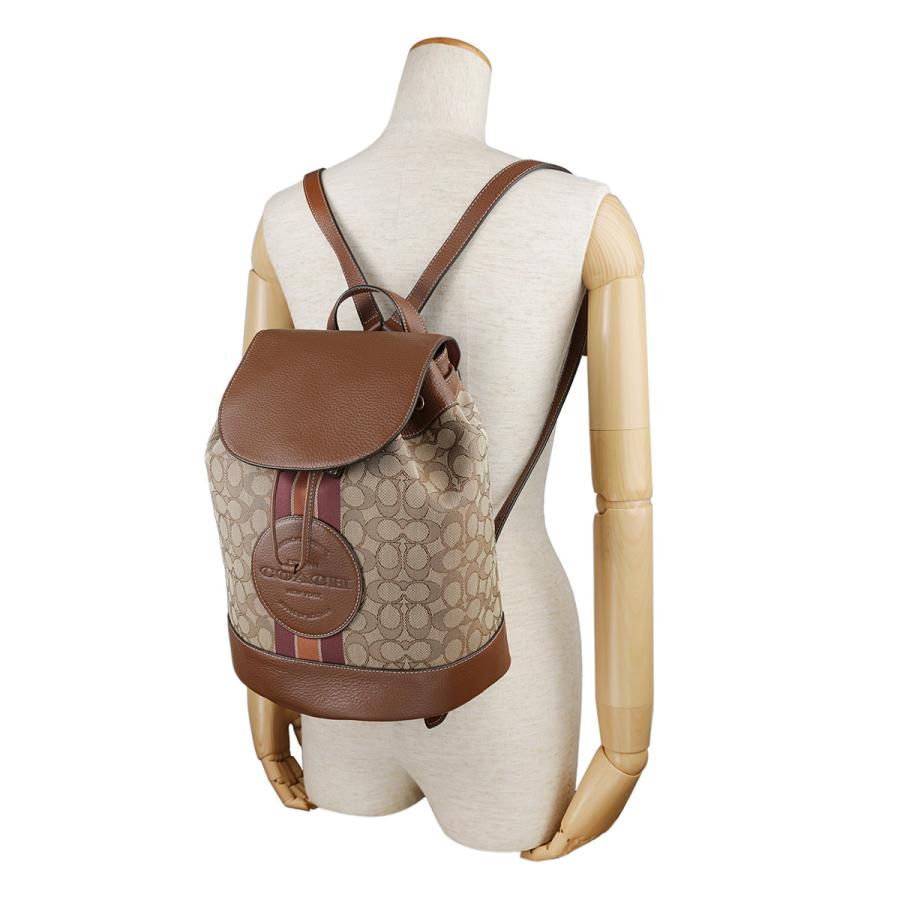 COACH ターンロック シグネチャー リュック レディース 9046 BPF03_CZ110 B4S2Q_BROWN00