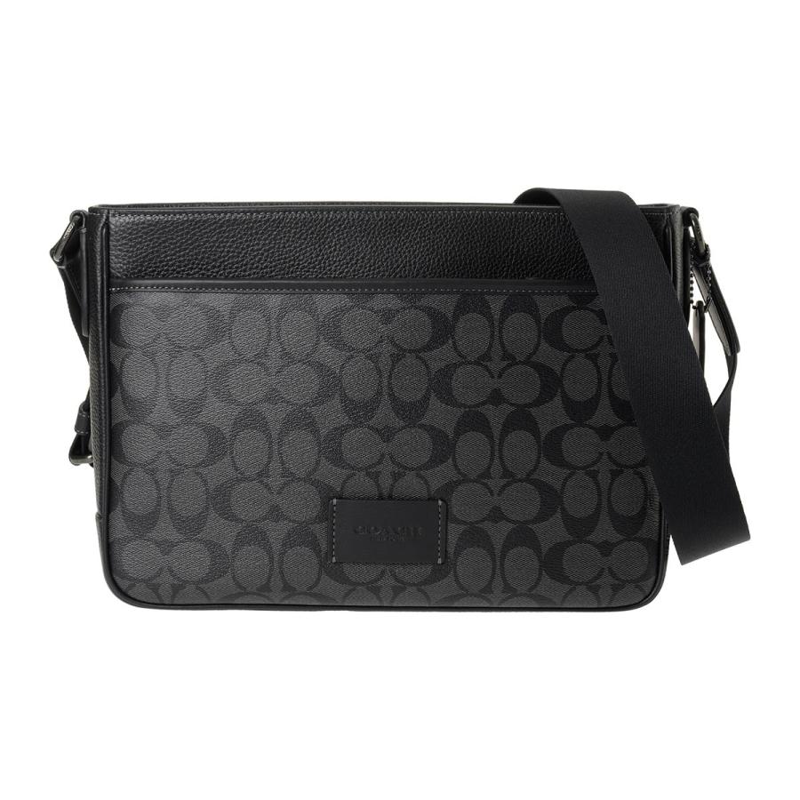 ✨良品✨COACH モノグラム ブラック ボディバッグ※訳あり★ COACH（コーチ） 並行輸入 ポーチ シグネチャー モノグラム CF548