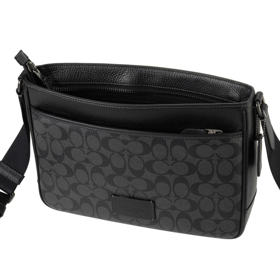 ♡ Coach コーチ ボディバッグ シグネチャー ブラック 黒 斜め掛け♡ COACH（コーチ） 並行輸入 ショルダーバッグ シグネチャー CH078 QBMI5