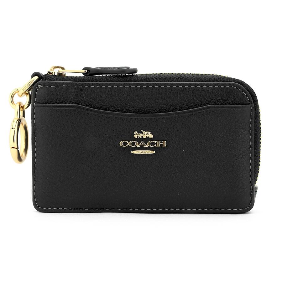 並行輸入 コーチ カードケース COACH ぺブルドレザー CH162 IMBLKレディース ブラック 黒 | COACH