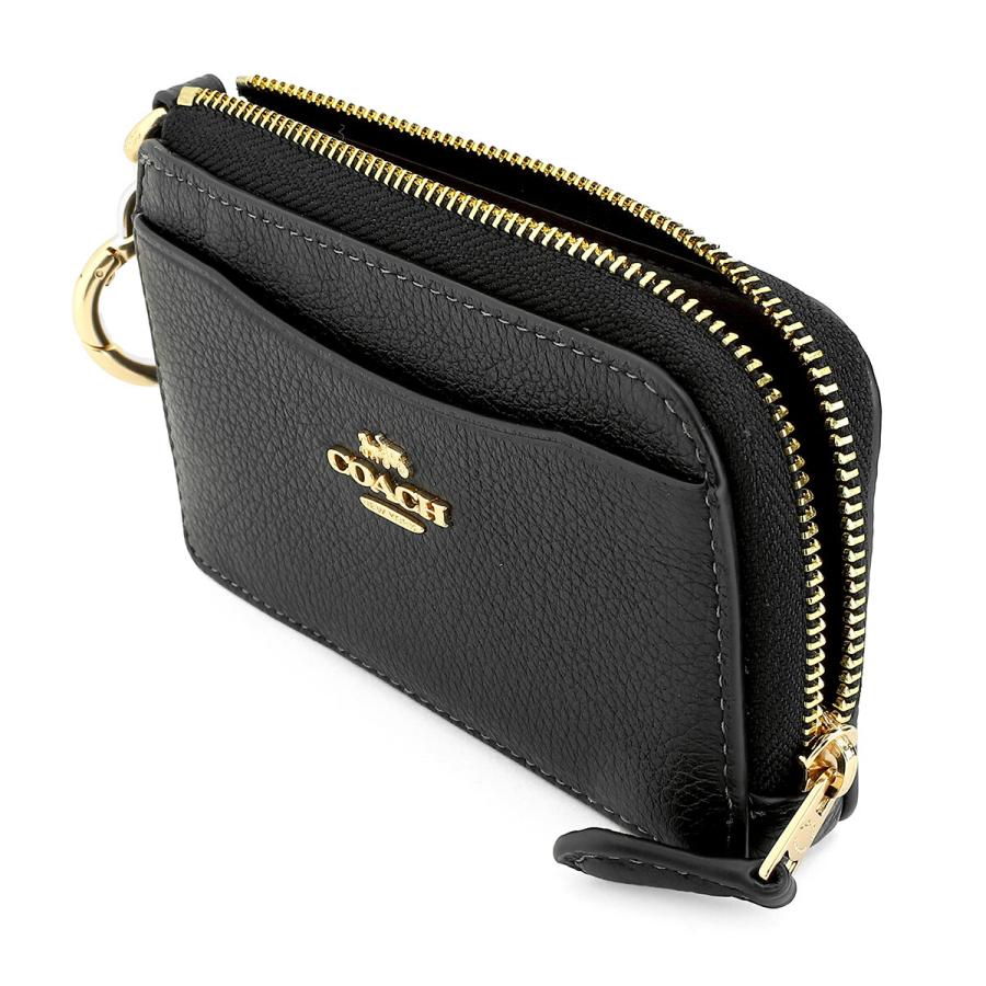 並行輸入 コーチ カードケース COACH ぺブルドレザー CH162 IMBLKレディース ブラック 黒 | COACH | 03