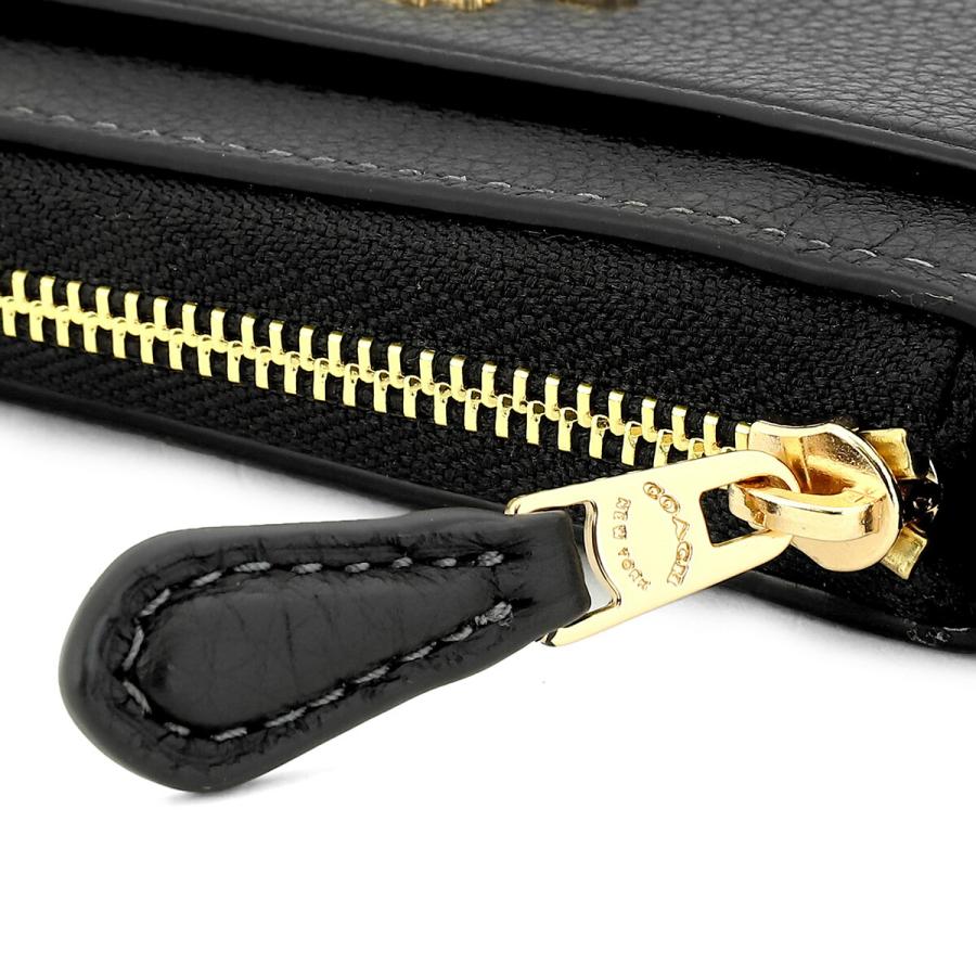 並行輸入 コーチ カードケース COACH ぺブルドレザー CH162 IMBLKレディース ブラック 黒 | COACH | 05