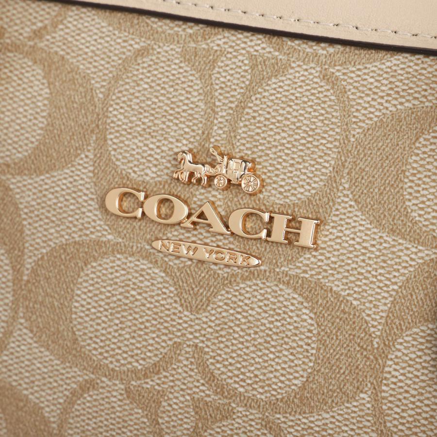 COACH（コーチ） 並行輸入 ハンドバッグ シグネチャー キャンバス