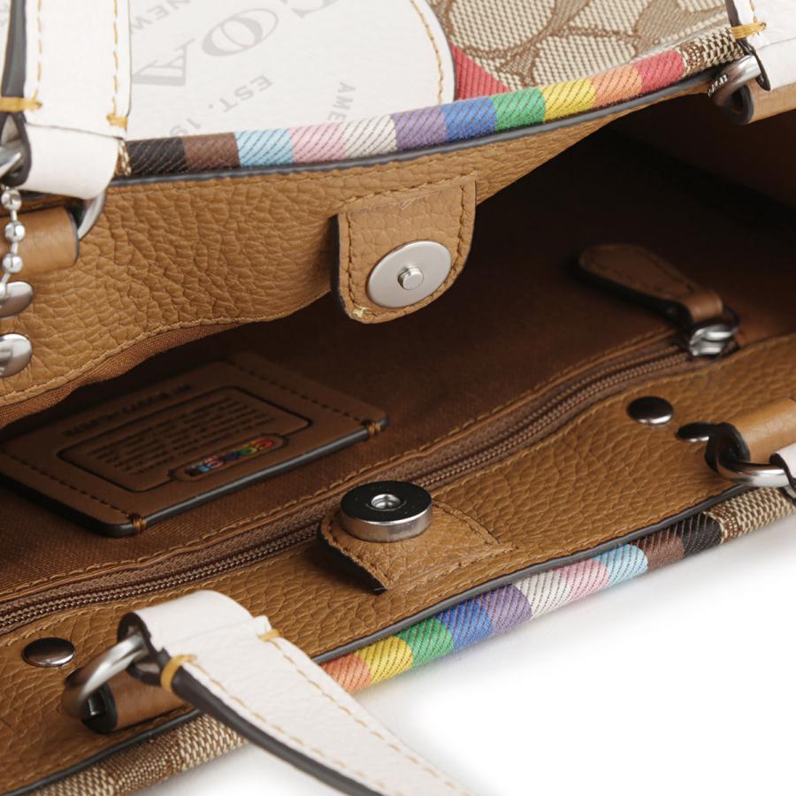 COACH コーチ トートバッグ シグネチャー ジャカード レインボー COACH コーチ トートバッグ シグネチャー ジャカード レインボー