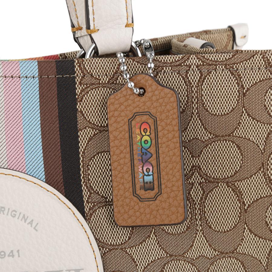 COACH コーチ トートバッグ シグネチャー ジャカード レインボー COACH コーチ トートバッグ シグネチャー ジャカード レインボー